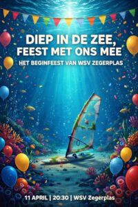 Diep in de zee, feest met ons mee!